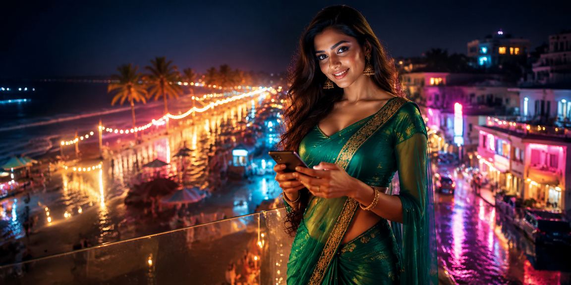 Teen Patti game on mobile device in Indian traditional atmosphere