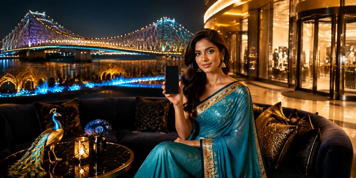 Ample sports betting options with a young woman in Kolkata